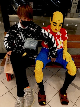 「韓国好きな人と繋がりたい」｜「アイテム（その他）」を使った、りょーくんさん（メンズ・174cm）の春コーディネート