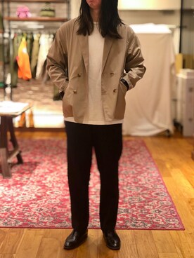 「アーバンリサーチ」｜「アイテム（スリッポン）」を使った、oginoyさん（メンズ・176cm）の春コーディネート