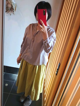 「Hands of creation（ハンズオブクリエイション）のアイテム」を使った、YukoKaさん（レディース・156cm）の夏コーディネート