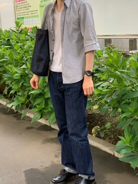 「G-SHOCK（ジーショック）のG-SHOCK　ジーショック　CASIO　カシオ　デジタル（デジタル腕時計）」を使った、NAAさん（メンズ・175cm）の夏コーディネート