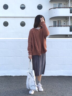 「marble」｜howaiyanさん（レディース・164cm）の冬コーディネート
