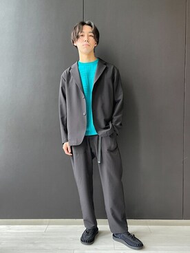 「KEEN（キーン）のアイテム（シューズ）」を使った、一谷さん（メンズ・174cm）の夏コーディネート