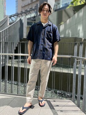一谷さん（メンズ・174cm）の夏コーディネート
