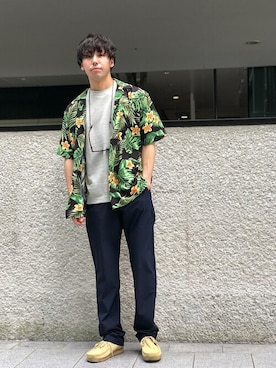 一谷さん（メンズ・174cm）の夏コーディネート
