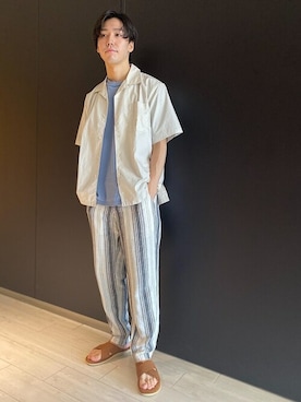 一谷さん(メンズ・174cm)の夏コーディネート