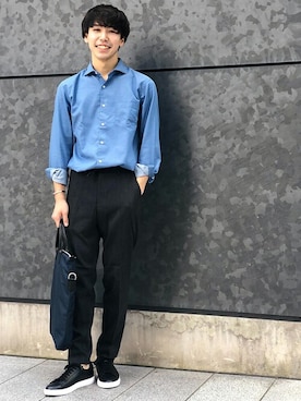 一谷さん（メンズ・174cm）の夏コーディネート