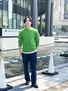 「polpetta」｜一谷さん（メンズ・174cm）の秋コーディネート