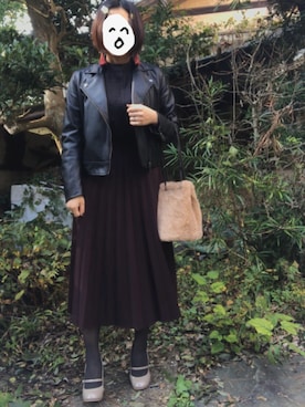 「アイテム（ピアス（両耳用））」を使った、hanaco ‪✾‬さん（レディース・156cm・20代）の秋コーディネート