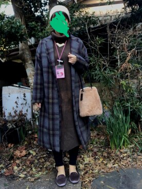 hanaco ‪✾‬さん（レディース・156cm）の冬コーディネート
