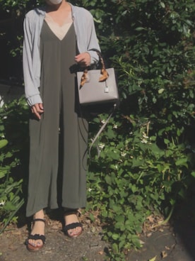 「VIS（ビス）のアイテム（オールインワン・サロペット）」を使った、hanaco ‪✾‬さん（レディース・156cm）の春コーディネート
