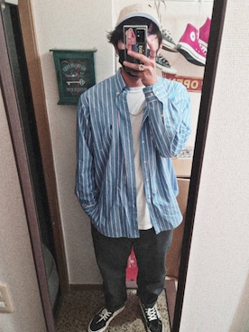 「AnaheimFactory」｜くろださん（メンズ・182cm）の春コーディネート