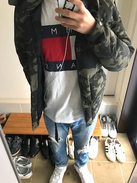 「UNDEFEATED （アンディフィーテッド）のアイテム（その他）」を使った、SHOさん（メンズ・177cm）の春コーディネート