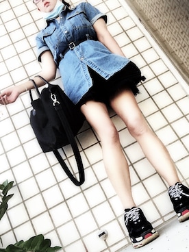 「Fifi（フィフィ）のアイテム」を使った、MONETさん（レディース・161cm）の秋コーディネート