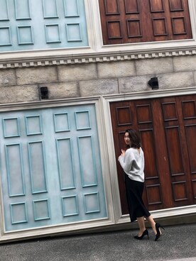 「BLENHEIM（ブレンヘイム）のアイテム」を使った、ayakaさん（レディース・161cm）の春コーディネート