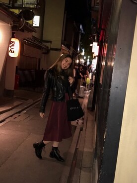 「BLENHEIM（ブレンヘイム）のアイテム」を使った、ayakaさん（レディース・161cm）の春コーディネート