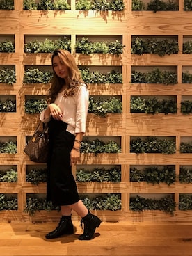 「BLENHEIM（ブレンヘイム）のアイテム」を使った、ayakaさん（レディース・161cm）の春コーディネート