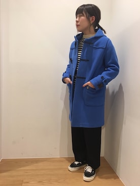 「orcival」｜「アイテム（ダッフルコート）」を使った、ナカヤさん（レディース・160cm）の秋コーディネート
