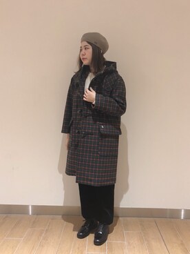 「orcival」｜「アイテム（ダッフルコート）」を使った、ナカヤさん（レディース・160cm）の秋コーディネート