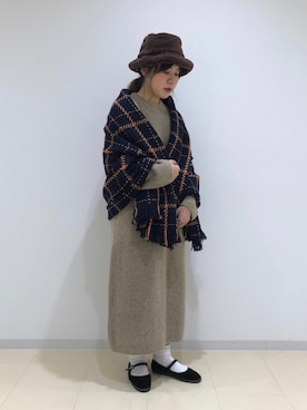 ナカヤさん（レディース・160cm）の冬コーディネート