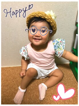 さやさん（キッズ・70cm）の夏コーディネート