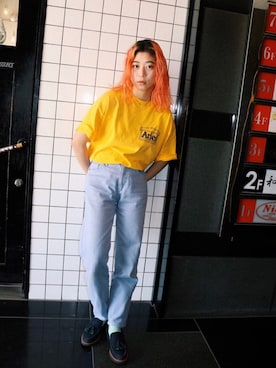 「ARIES（アリーズ）のアイテム」を使った、ikeguchisuginoさん（レディース・161cm）の夏コーディネート