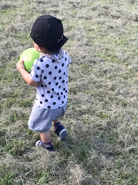 taira☺︎anjiさん（キッズ・90cm）の春コーディネート