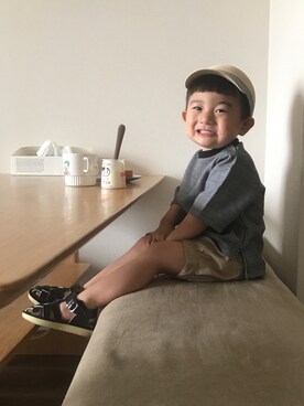 taira☺︎anjiさん（キッズ・90cm）の春コーディネート