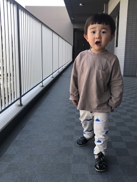 taira☺︎anjiさん（キッズ・90cm）の春コーディネート