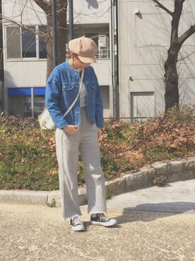 佐藤 麻理さん(レディース・163cm)の春コーディネート