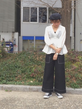 佐藤 麻理さん（レディース・163cm）の春コーディネート