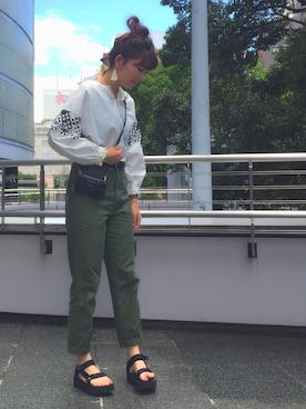 佐藤 麻理さん（レディース・163cm）の夏コーディネート