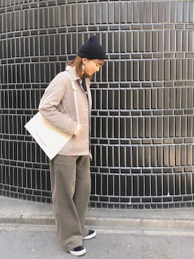 佐藤 麻理さん（レディース・163cm）の冬コーディネート