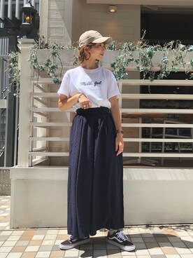 佐藤 麻理さん(レディース・163cm)の夏コーディネート