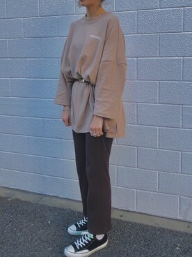 佐藤 麻理さん（レディース・163cm）の冬コーディネート