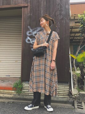 佐藤 麻理さん(レディース・163cm)の春コーディネート