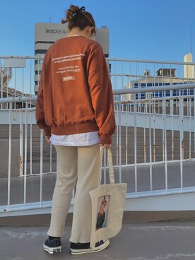 佐藤 麻理さん（レディース・164cm）の春コーディネート