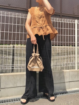 佐藤 麻理さん（レディース・164cm）の春コーディネート