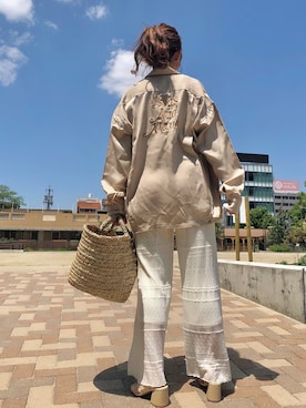 佐藤 麻理さん（レディース・164cm）の春コーディネート