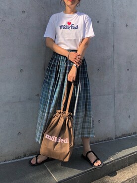 佐藤 麻理さん（レディース・164cm）の夏コーディネート