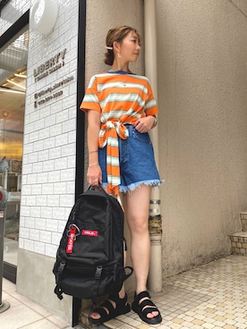 佐藤 麻理さん（レディース・164cm）の夏コーディネート