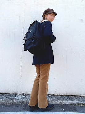 佐藤 麻理さん（レディース・164cm）の冬コーディネート