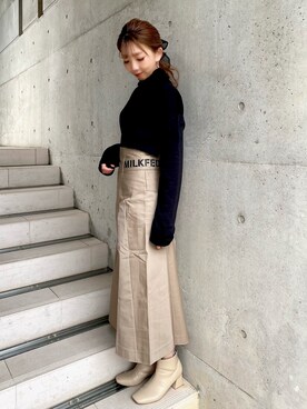 佐藤 麻理さん(レディース・164cm)の冬コーディネート