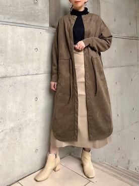 佐藤 麻理さん(レディース・164cm)の冬コーディネート