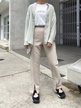 佐藤 麻理さん（レディース・164cm）の春コーディネート