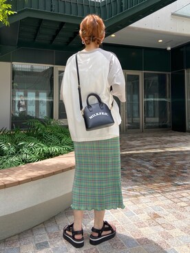 佐藤 麻理さん（レディース・164cm）の春コーディネート