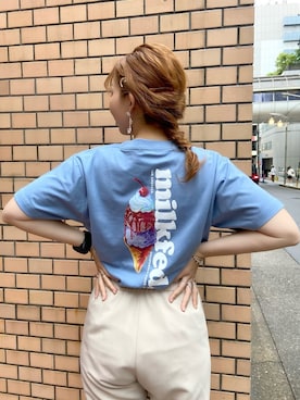 「アイスクリーム」｜佐藤 麻理さん（レディース・164cm）の春コーディネート