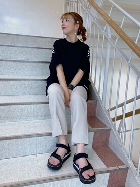 佐藤 麻理さん（レディース・164cm）の春コーディネート