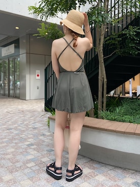 佐藤 麻理さん（レディース・164cm）の夏コーディネート