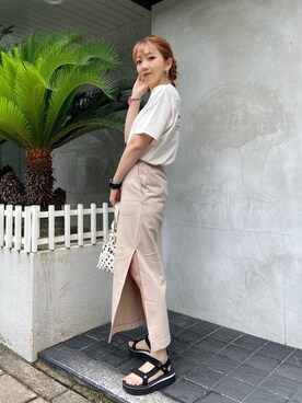 佐藤 麻理さん（レディース・164cm）の夏コーディネート