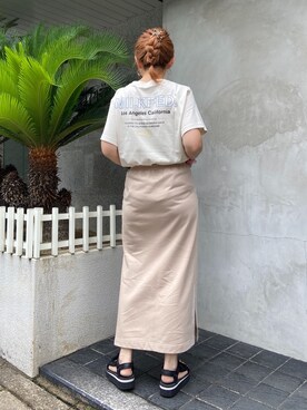 佐藤 麻理さん（レディース・164cm）の夏コーディネート